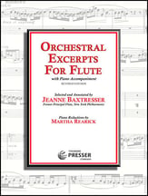 ORCHESTRAL EXCERPTS FOR FLUTE cover